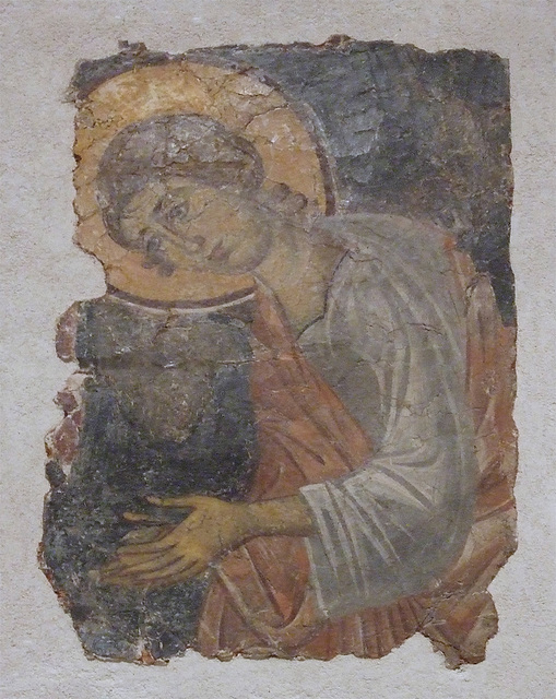 Fragment of a Wall Painting of a Koimesis in the Metropolitan Museum of Art, January 2011