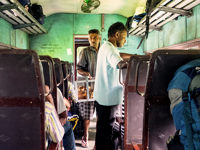 On the train to Galle