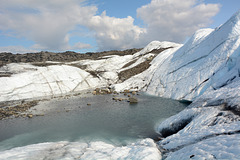 Alaska, Glacial Lake on the Matanuska Glacier