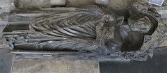 peterborough cathedral (22) c13 tomb effigy of alexander of holderness +1226