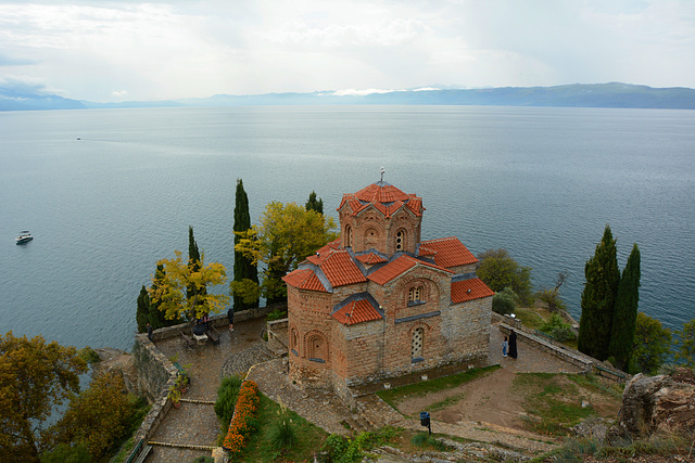 North Macedonia, Ohrid, Church of Saint John the Theologian