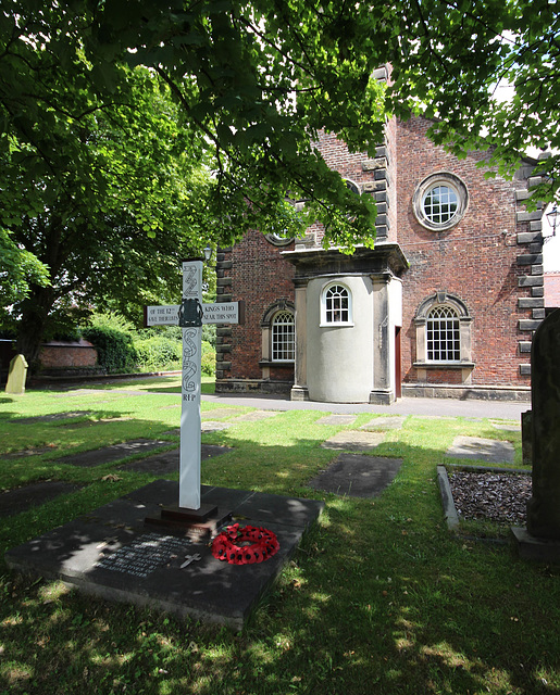 Kings Royal Liverpool Regiment War Memorial, St Peter's Church, Formby, Merseyside