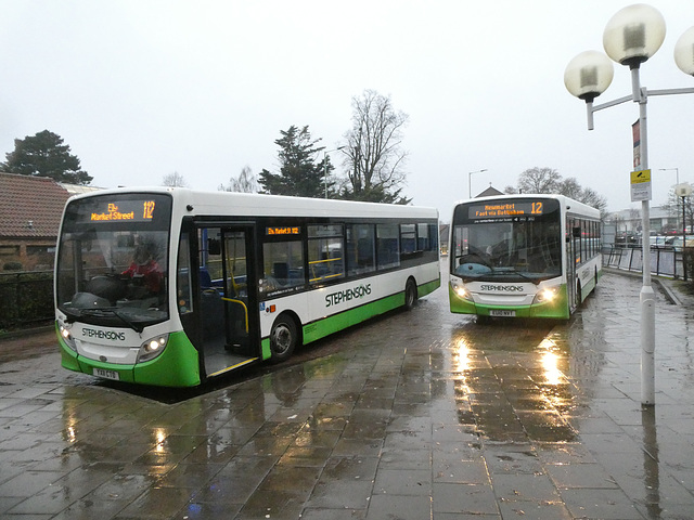 Stephensons buses in Newmarket - 23 Dec 2022 (P1140430) Stephensons buses in Newmarket - 23 Dec 2022 (P1140430)