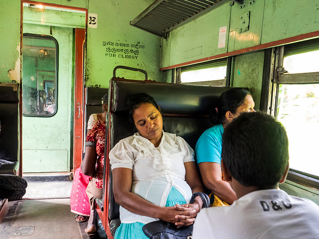 On the train to Galle