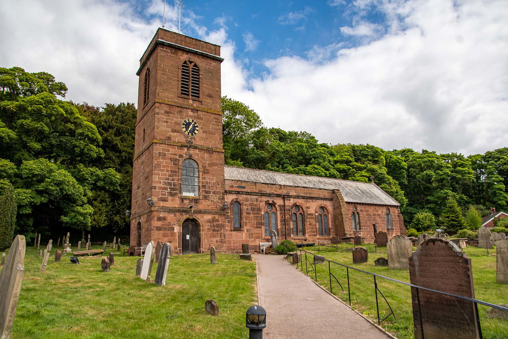 St. Nicholas' Church, Burton. In the Wirral.
