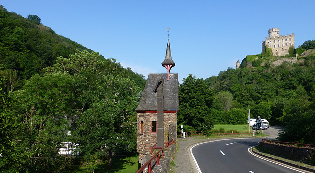 Blick auf Burg Pyrmont