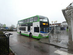 Stephensons 609 (CY12 EMS) in Newmarket - 23 Dec 2022 (P1140436) (Also see inset photo)