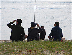 en regardant passer les bateaux