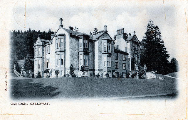 Garroch House, Kells, Galloway, Scotland (Burnt and demolished)