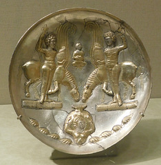 Plate with Youths and Winged Horses in the Metropolitan Museum of Art, August 2019