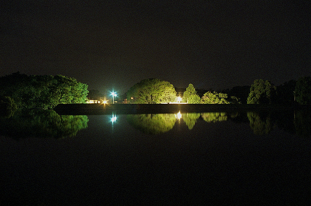 Reservoir At Night