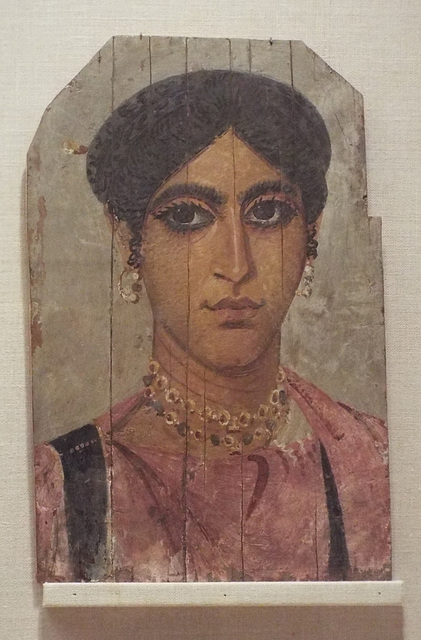 Faiyum Portrait of a Woman in the Virginia Museum of Fine Arts, June 2018