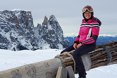 On The Alpe di Siusi