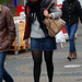 denim miniskirt