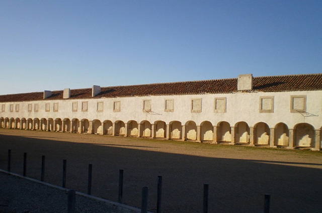 North aisle of hostal for pilgrims (18th century).