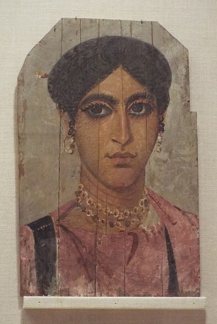 Faiyum Portrait of a Woman in the Virginia Museum of Fine Arts, June 2018