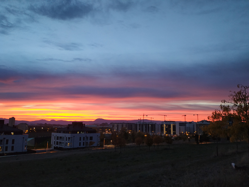 Atardecer de otoño, 2