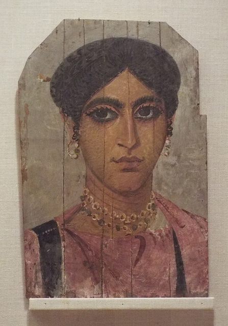 Faiyum Portrait of a Woman in the Virginia Museum of Fine Arts, June 2018