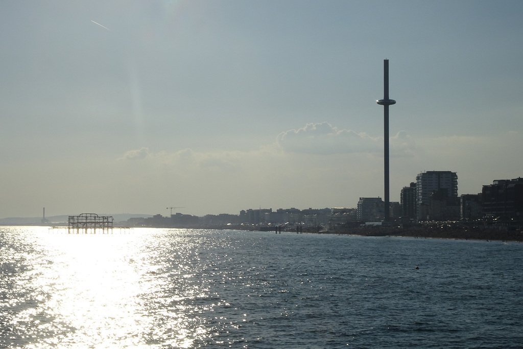 Brighton Seafront And The i360