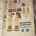 Detail of the Codex Mendoza in the Metropolitan Museum of Art, May 2018