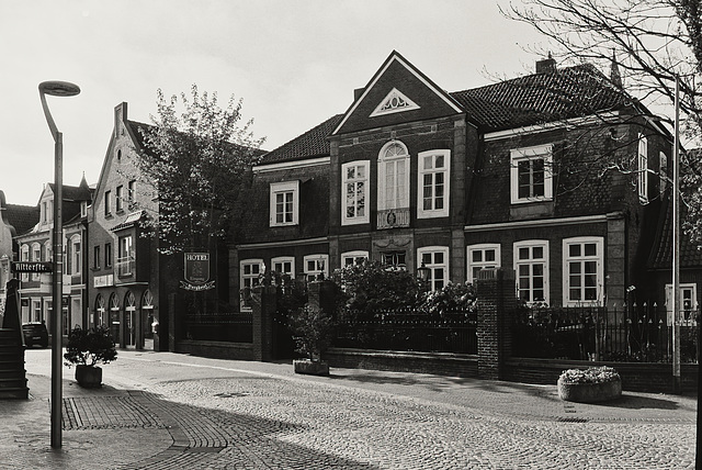 Zaun vor dem Burghotel - HFF