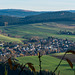 Blick auf Crottendorf im Erzgebirge