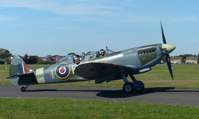 Spitfire G-ILDA at Solent Airport - 17 September 2018