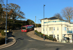 First Eastern Counties Buses 69424 (AU58 FFL) in Felixstowe – 23 Nov 2021 (P1100050)