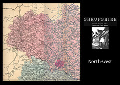 Shropshire 1884 map north west