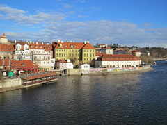 Mala Strana vue depuis le pont Charles.