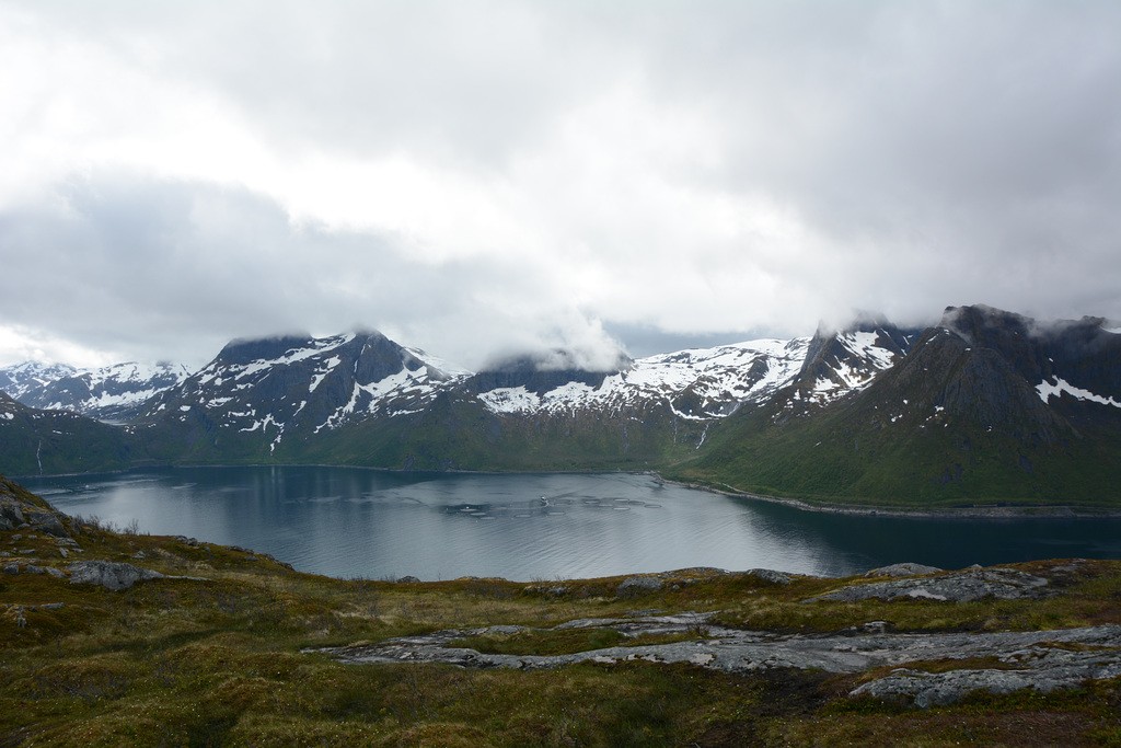 Norway, The Island of Senja, Landscape of Mefjorden