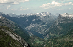 Geiranger Fjord von oben
