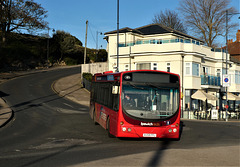 First Eastern Counties Buses 69424 (AU58 FFL) in Felixstowe – 23 Nov 2021 (P1100057)