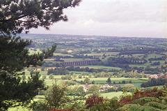 Congleton Viaduct from Congleton Edge (Scan from 1999)