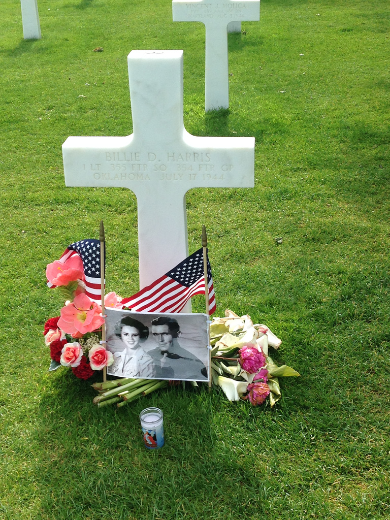 A recently added memorial. The 9,000+ graves include remains of soldiers, sailors, and airmen who died in the vicinity of Normandy from just before D-day through the end of the war.  60 percent of the dead were returned to families.