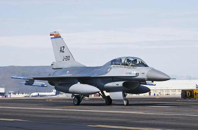 Royal Netherlands Air Force General Dynamics F-16B Fighting Falcon J-210