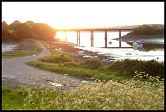 sundown at Ernesettle Creek