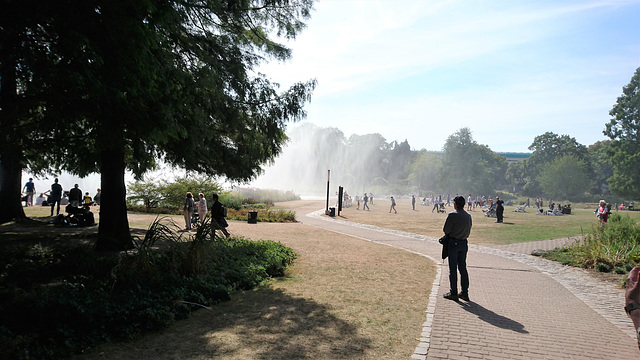 Erfrischung im Park