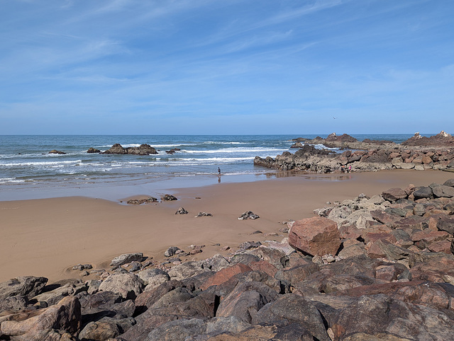 Quiet beach not crowdy at all / Plage presque déserte