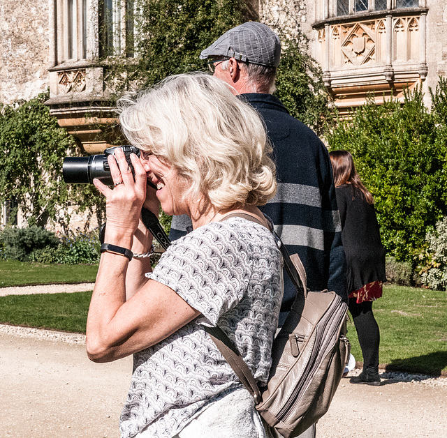 Photographer During the Fire Evacuation