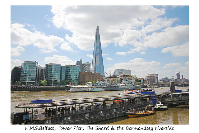 HMS Belfast, Tower Pier & Bermondsey - London - 26.5.2015