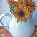 Abstract flowers in a jug