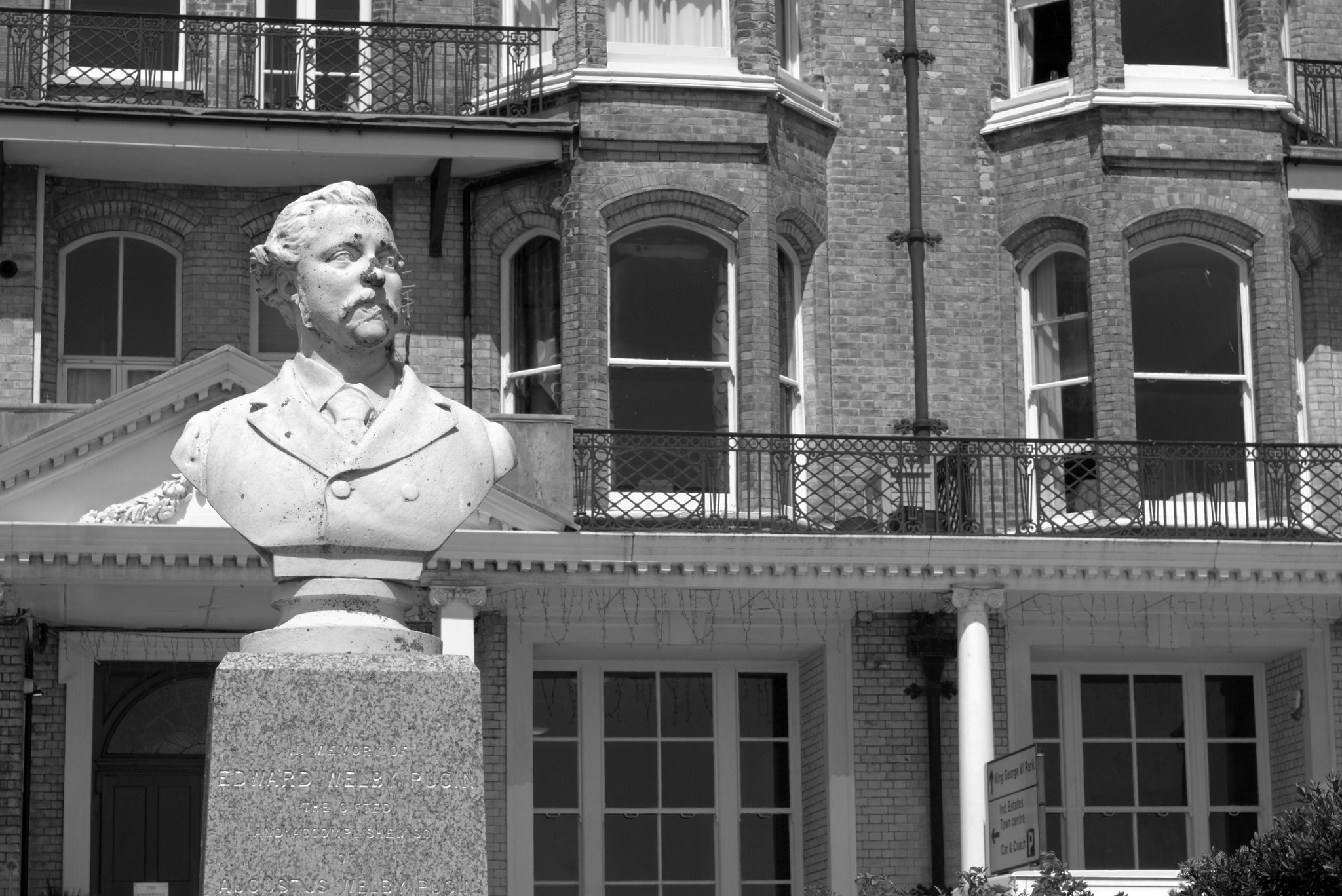 The E W Pugin bust at Granville House