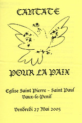 Cantate de la Paix à Vaux-le-Pénil le 27 mai 2005