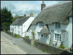 thatched cottage in Chideock