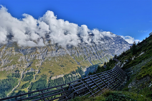 Leukerbad 08.22 / Lawinenverbauungen