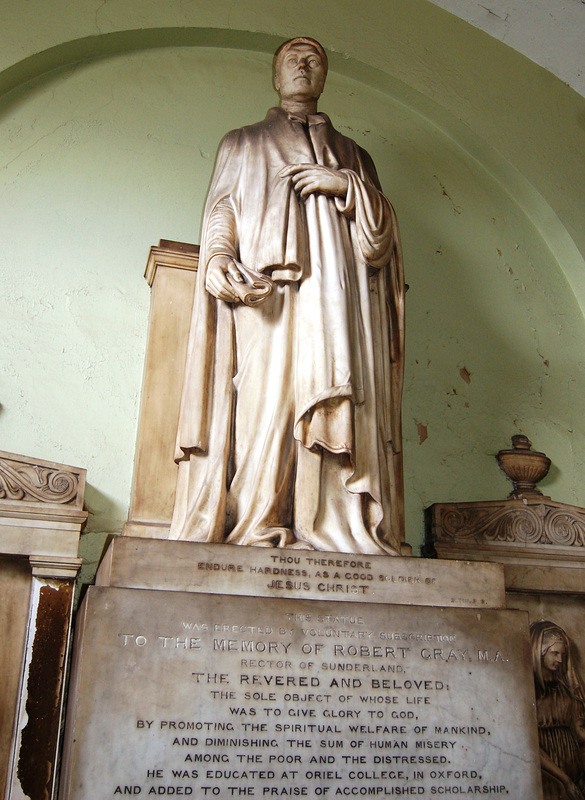 Memorial to Robert Gray, Holy Trinity Church, Sunderland, Tyne and Wear