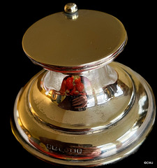 Sterling silver inkwell
