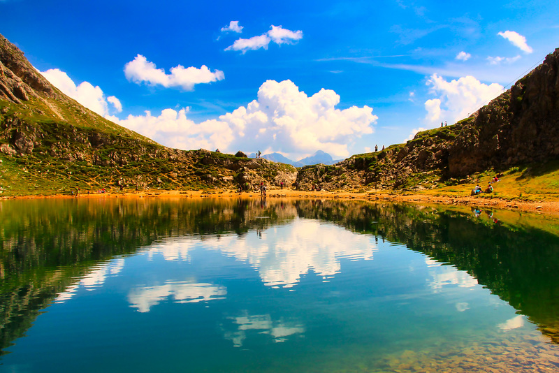 Kleiner Bergsee in Südtirol