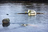 Sunken Boat, River Leven, Dumbarton